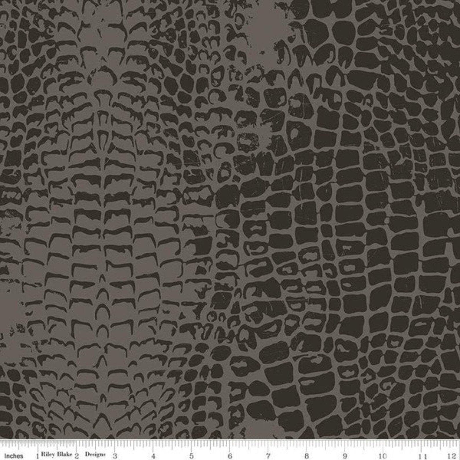 Animal Kingdom Crocodile Skin by Riley Blake Designs C693-BROWN