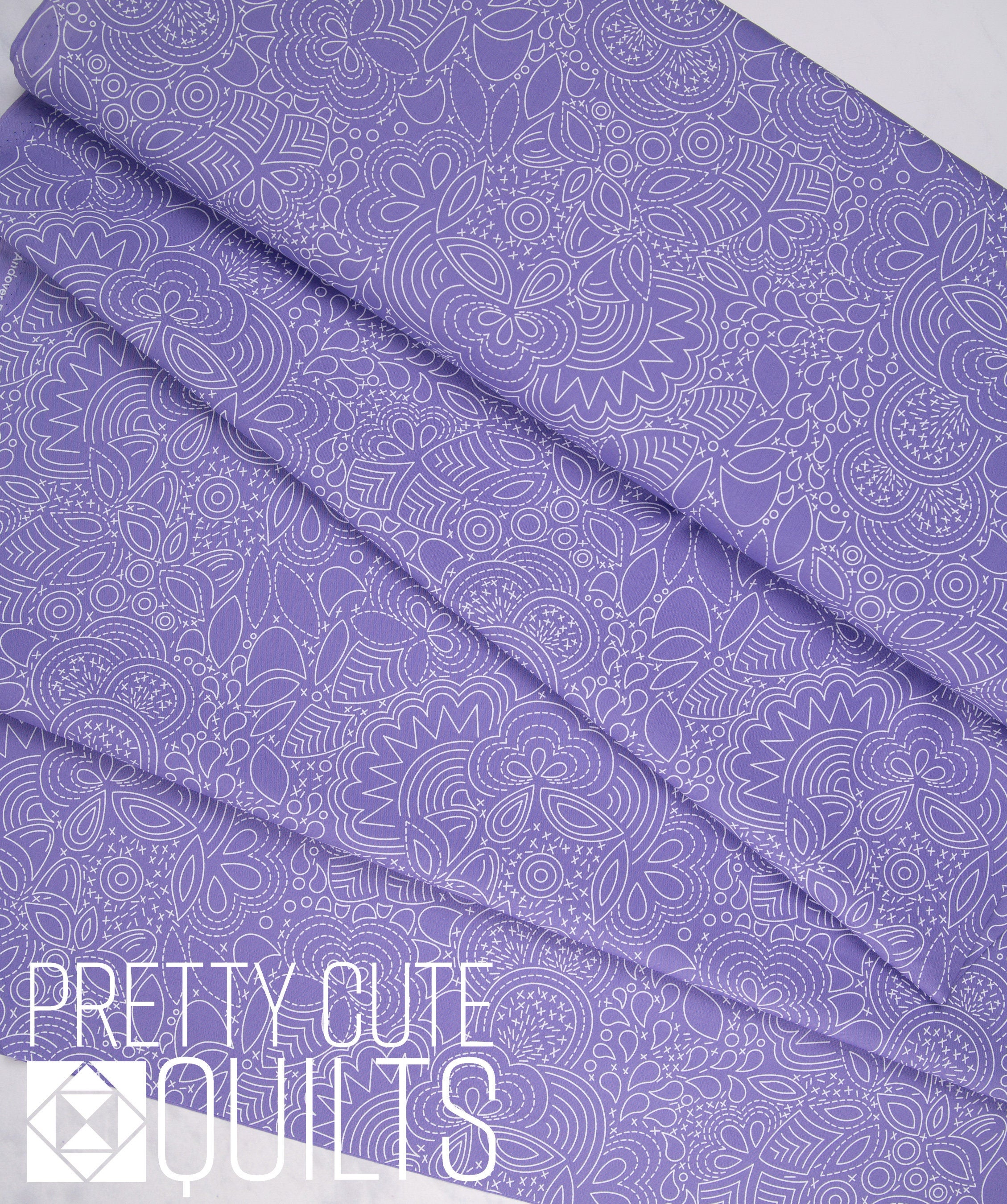 Century Prints Stitched in Wisteria CS-21 by Alison Glass for Andover