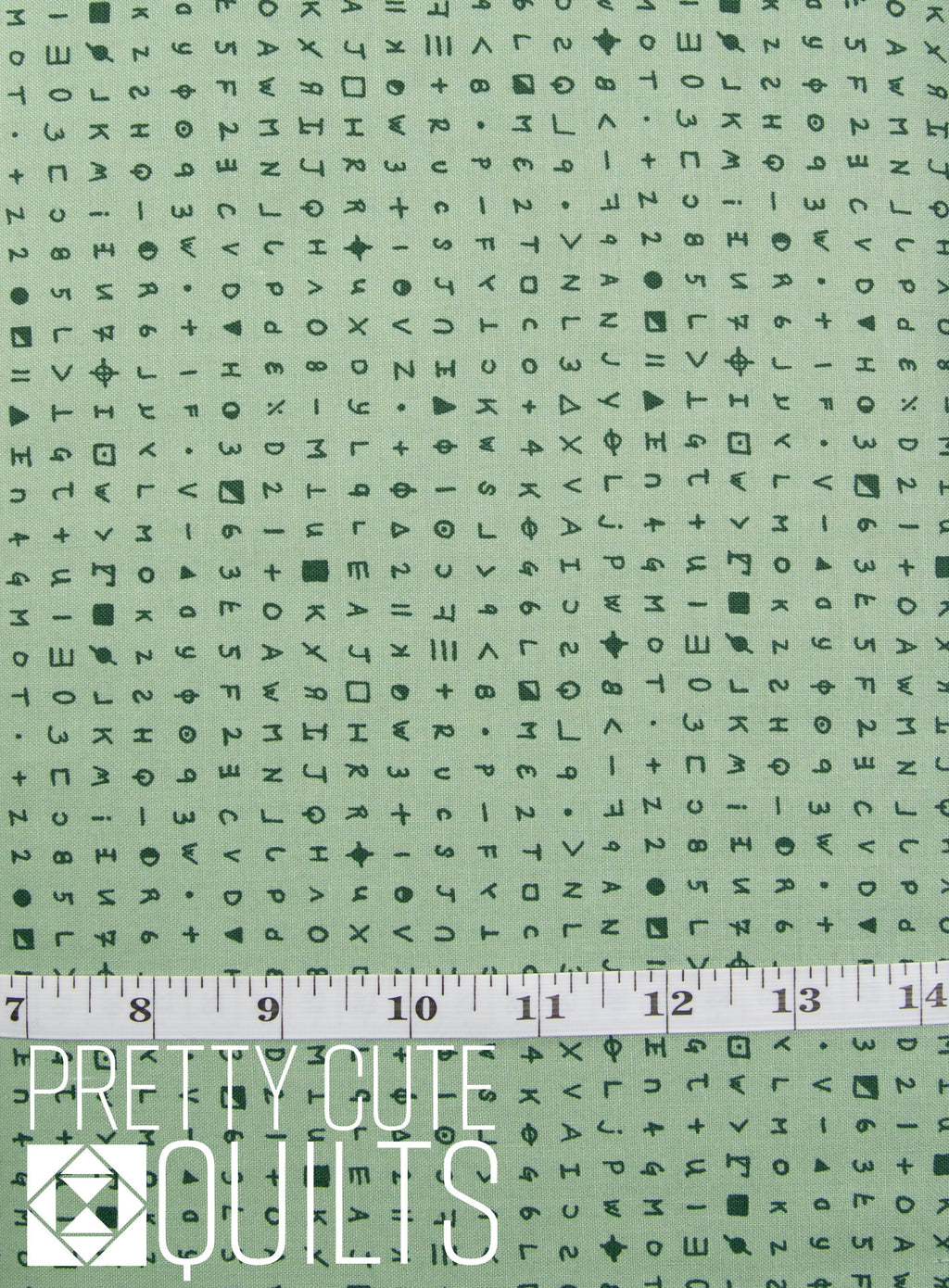 Fabric from the Basement Cryptography in Envy A-459-G by Giucy Giuce for Andover