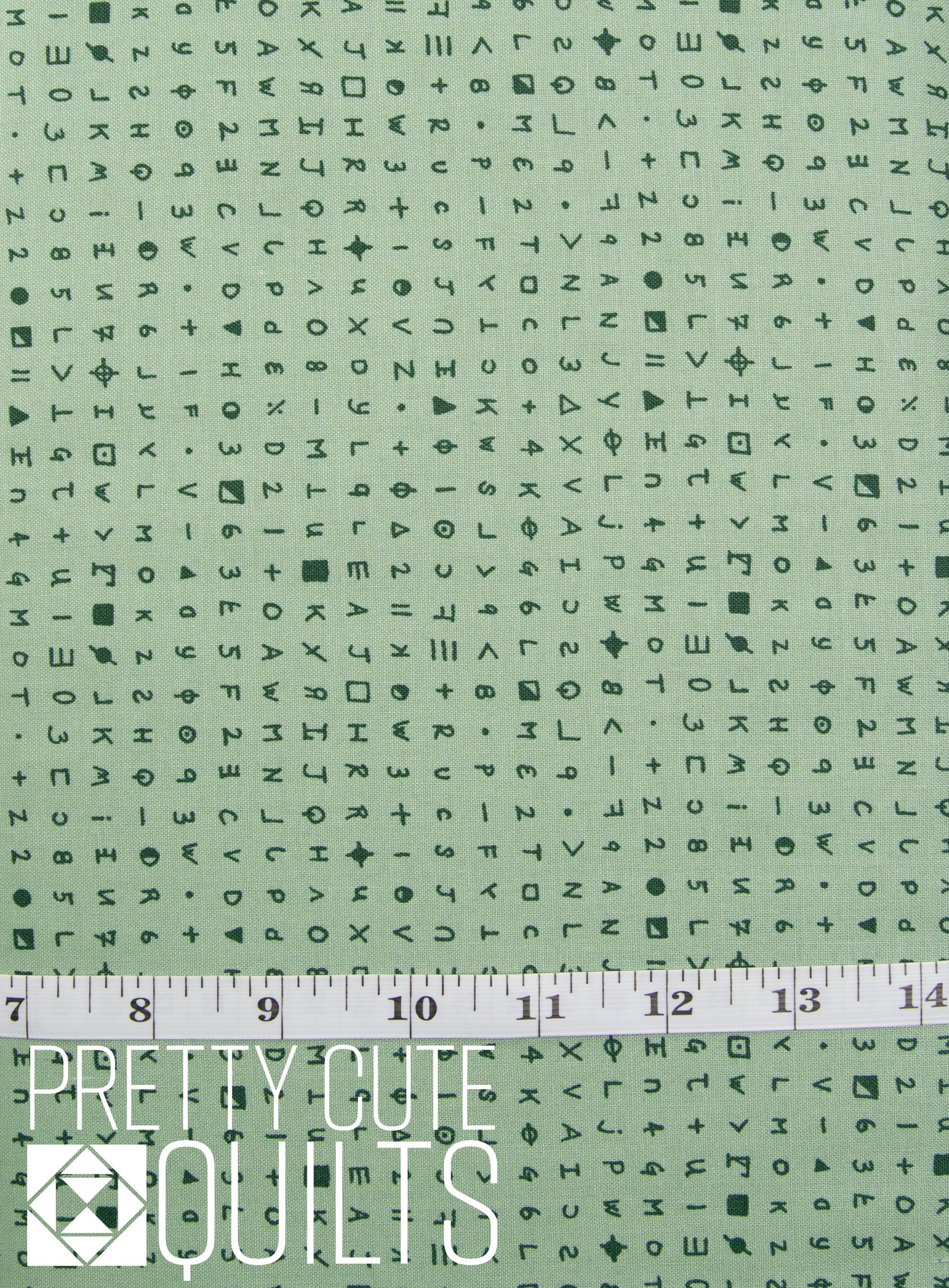 Fabric from the Basement Cryptography in Envy A-459-G by Giucy Giuce for Andover