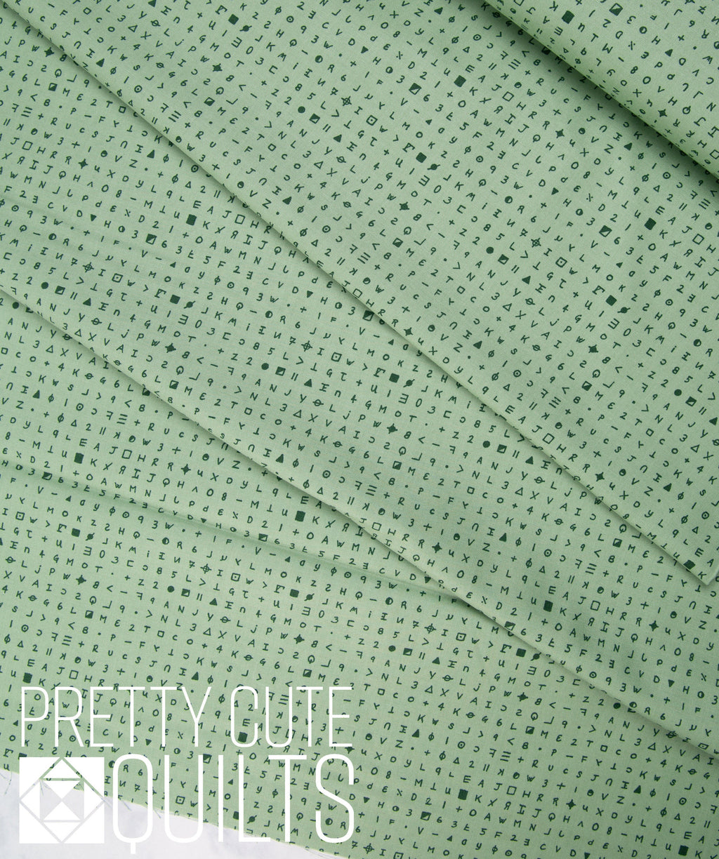 Fabric from the Basement Cryptography in Envy A-459-G by Giucy Giuce for Andover