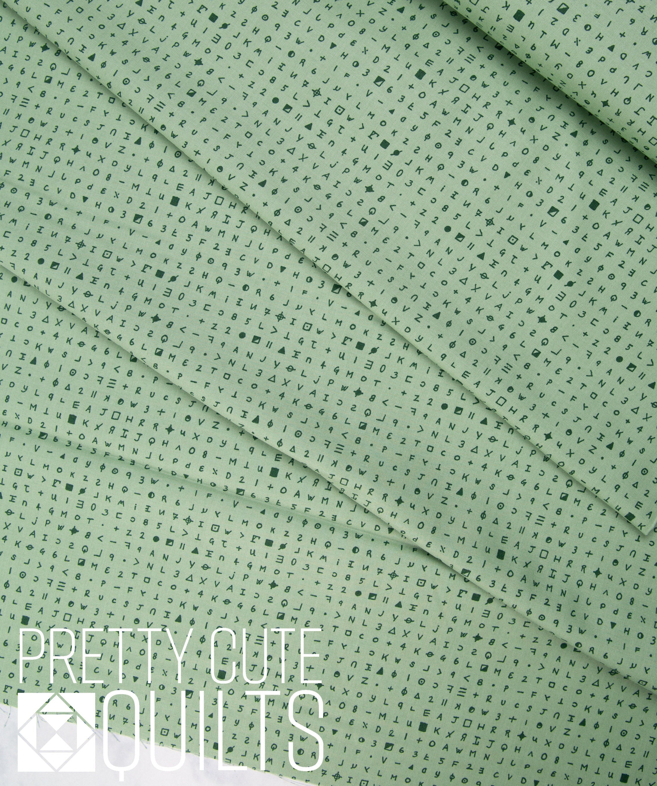 Fabric from the Basement Cryptography in Envy A-459-G by Giucy Giuce for Andover