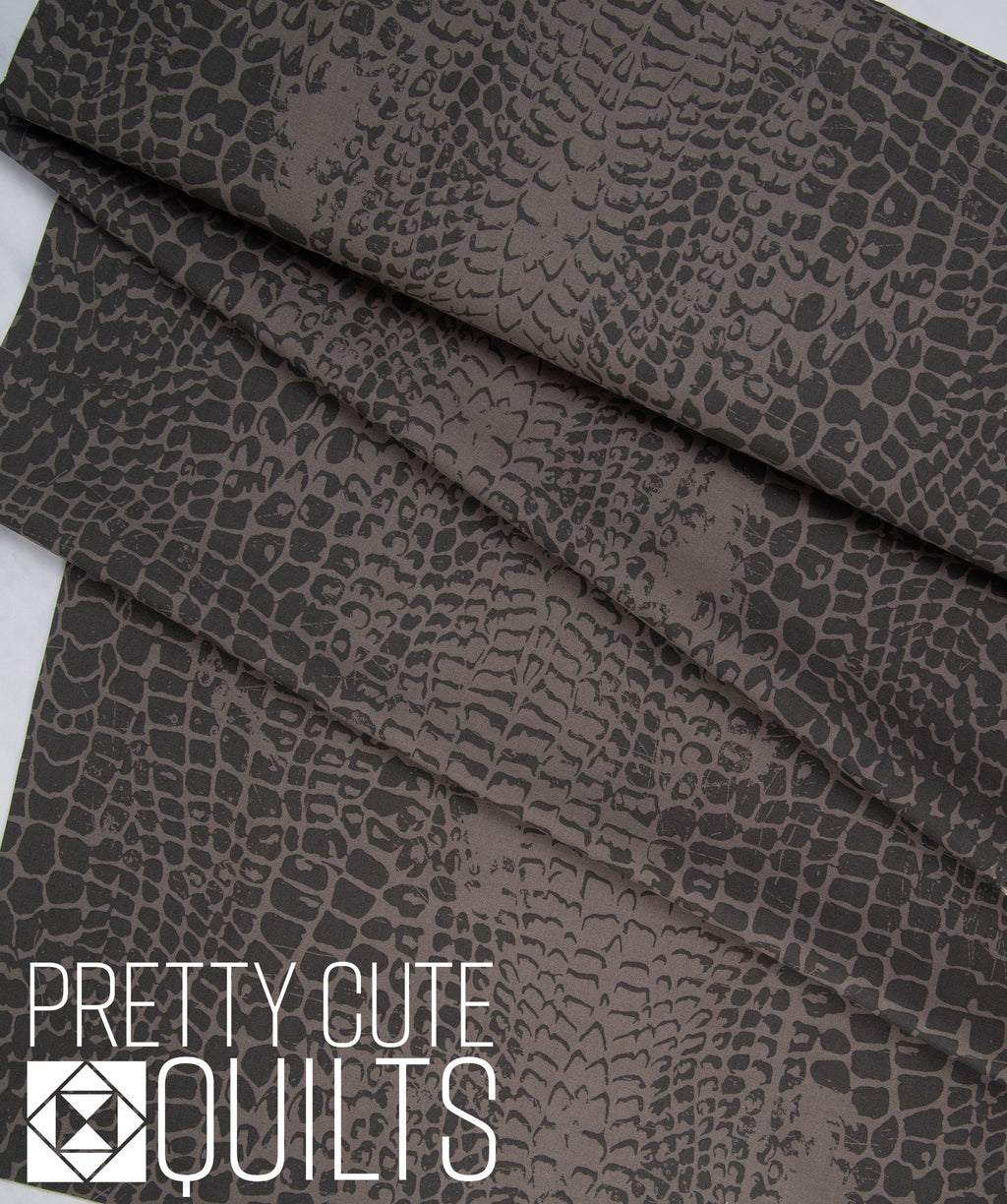 Animal Kingdom Crocodile Skin by Riley Blake Designs C693-BROWN