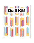 Wish Quilt Kit | Bright Prints, jelly roll Strips, Beginner Pattern (60" x 73")