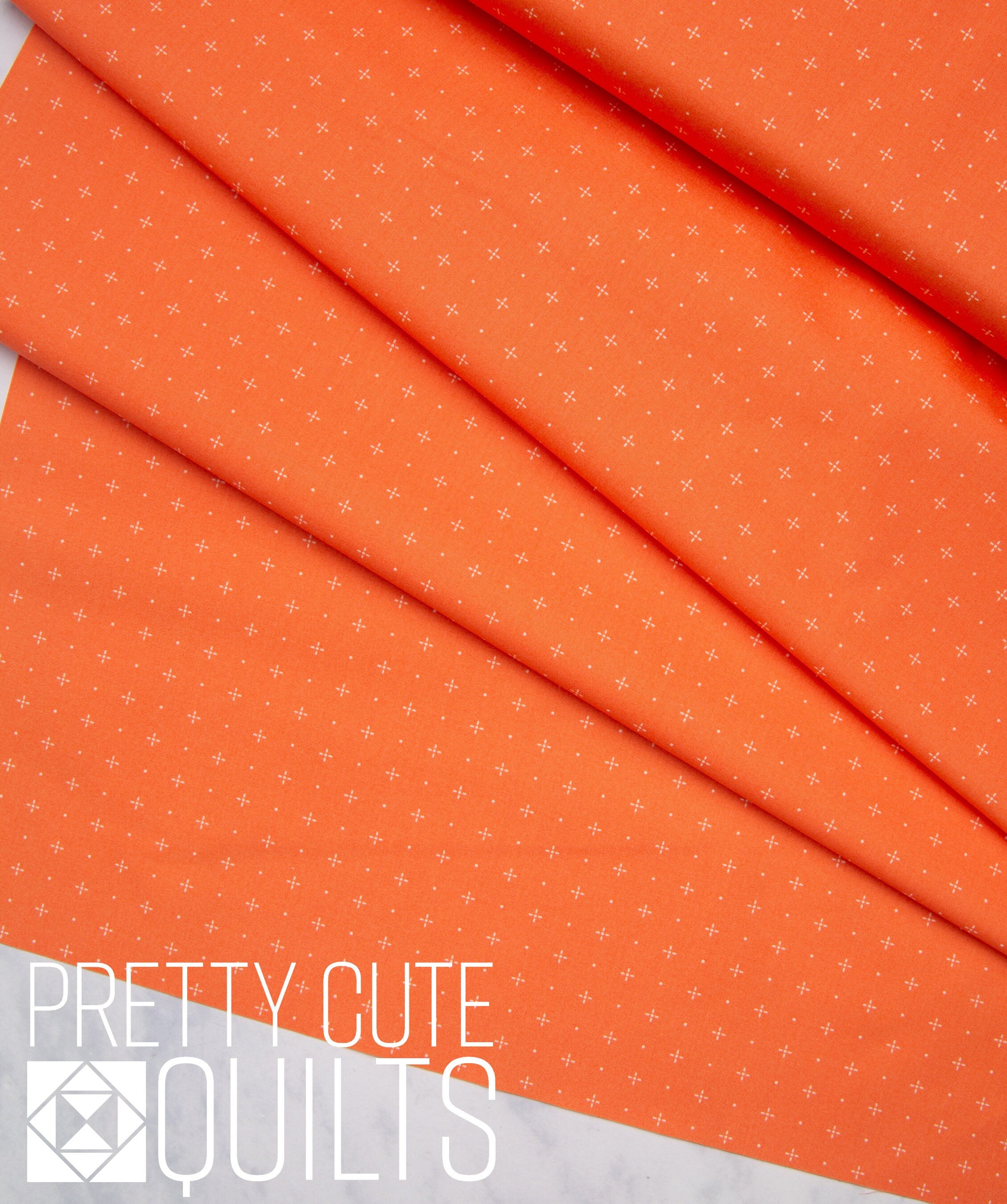 Starry Orange You designed by Alexandra Bordallo for Art Gallery Fabrics DWM-45603