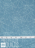 Little String Theory in Powder Blue-Fabric from the Attic- A-9979-B by Giucy Giuce, for Andover | Blue fabric with lines