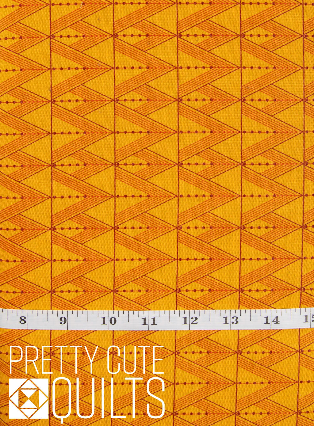 Tuxedo in Chrysanthemum - Fabric from the Attic - A-9980-Y by Giucy Giuce, for Andover | Tan beige brown geometric