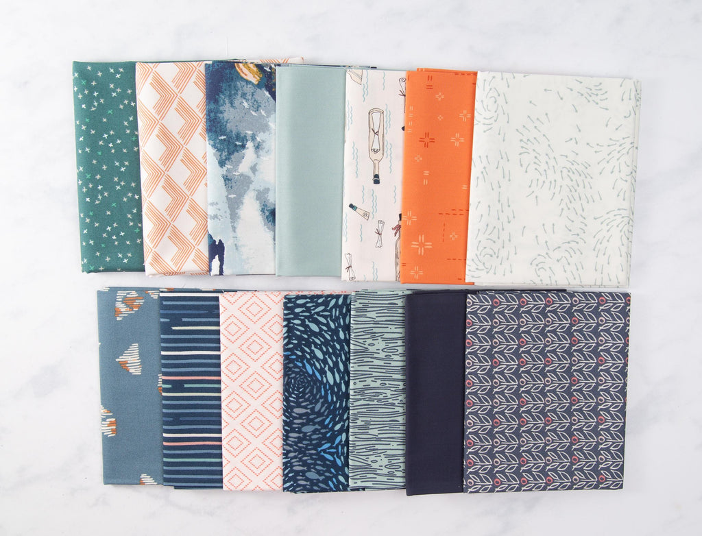 Precut Quilt Kit -  Ready to Sew! | Elena Quilt Kit | Includes Printed Pattern |  56" x 70" Throw Quilt Kit | Quilt in a Bag