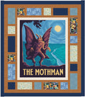 Mothman Quilt Kit | Includes Mothman panel and pattern | 59 x 67 in Throw Quilt Kit
