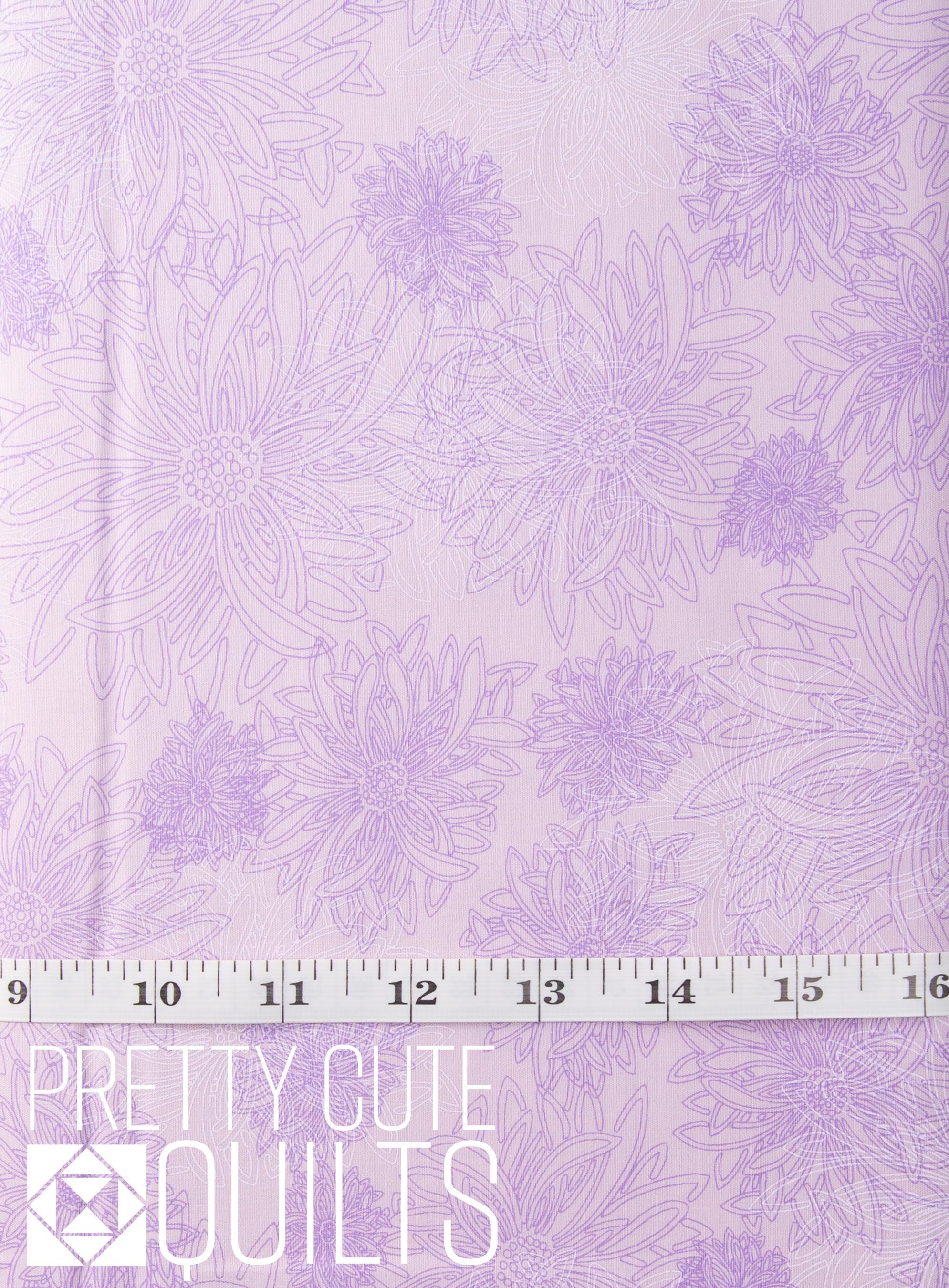 Floral Elements in Lavender Haze by Art Gallery Fabrics - AGF FE-543
