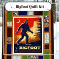 Bigfoot Quilt Kit | Includes Bigfoot panel and pattern | 59 x 67 in Throw Quilt Kit
