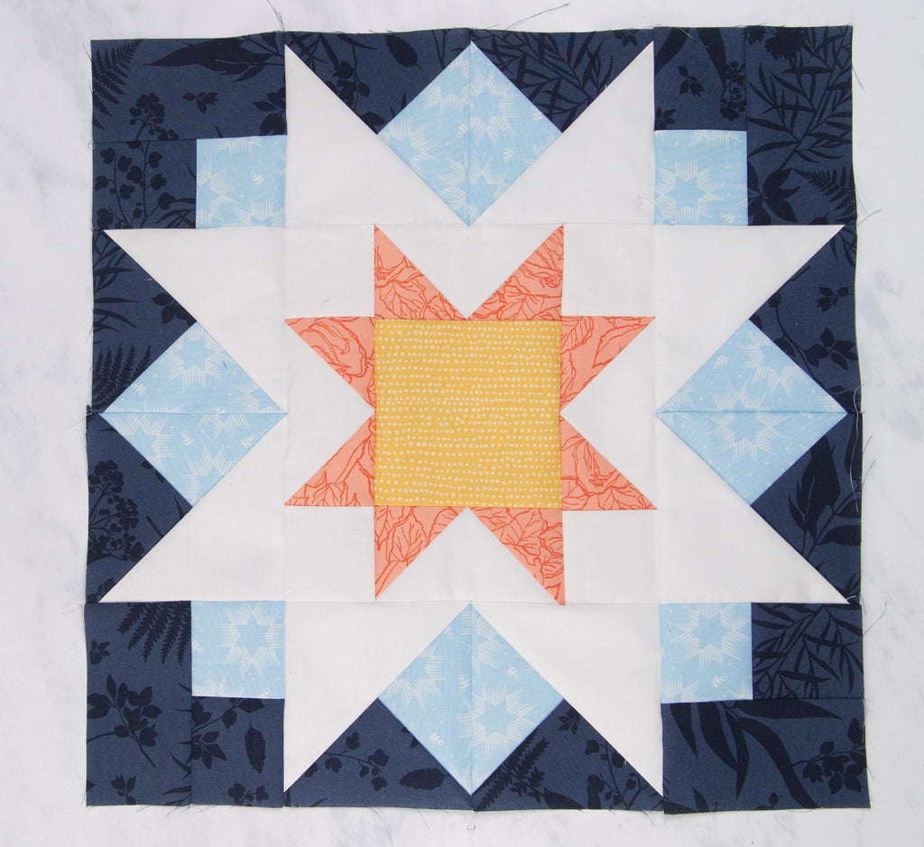 Precut Quilt Kit - Ready to Sew! - Night Stars - Includes Printed Pattern | 64" x 80"  |Quilt in a bag