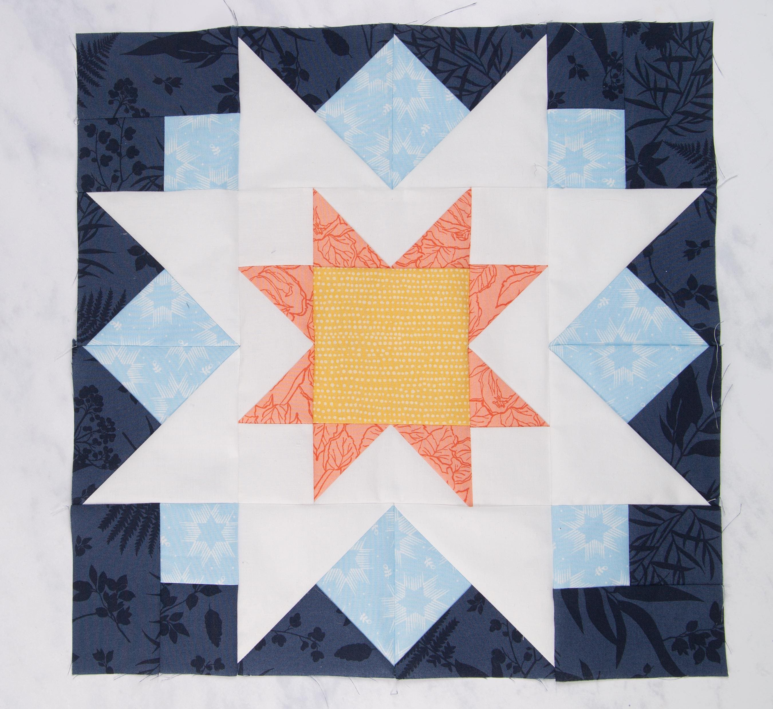 Precut Quilt Kit - Ready to Sew! - Night Stars - Includes Printed Pattern | 64" x 80"  |Quilt in a bag