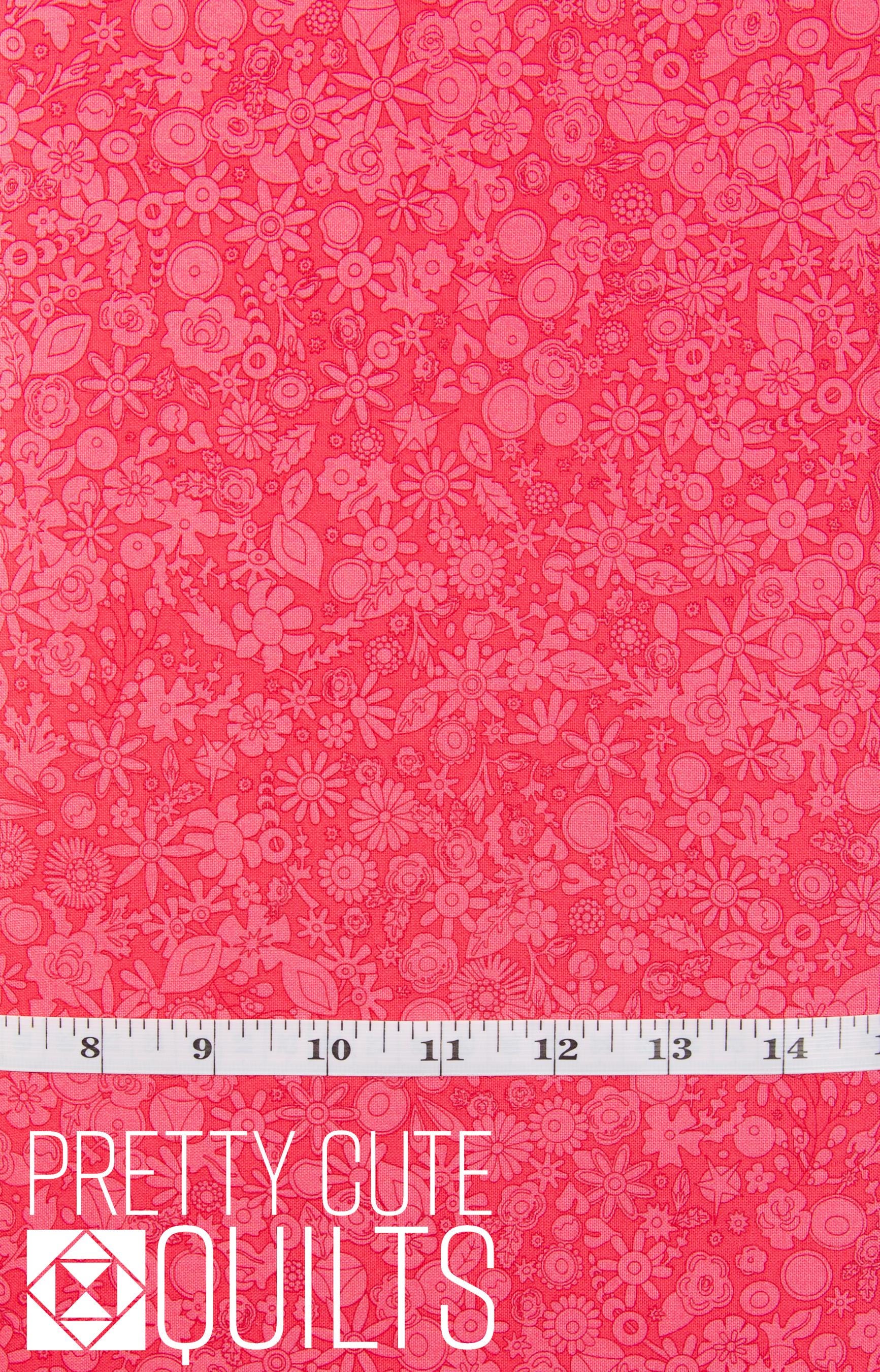Woodland in Strawberry, Sun Print 2024 A-790-R by Alison Glass for Andover