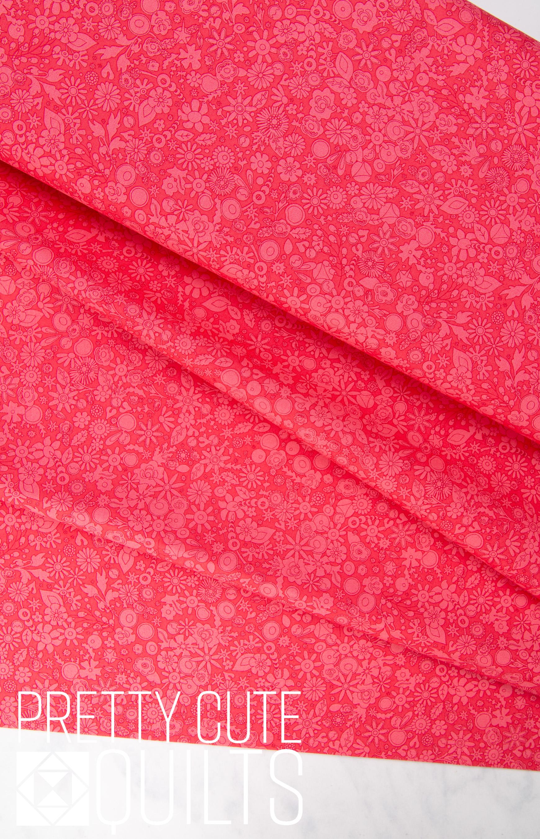 Woodland in Strawberry, Sun Print 2024 A-790-R by Alison Glass for Andover