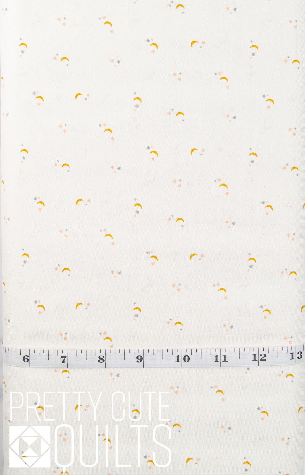 Seasonal Basic Moons White, C653-WHITE by Riley Blake