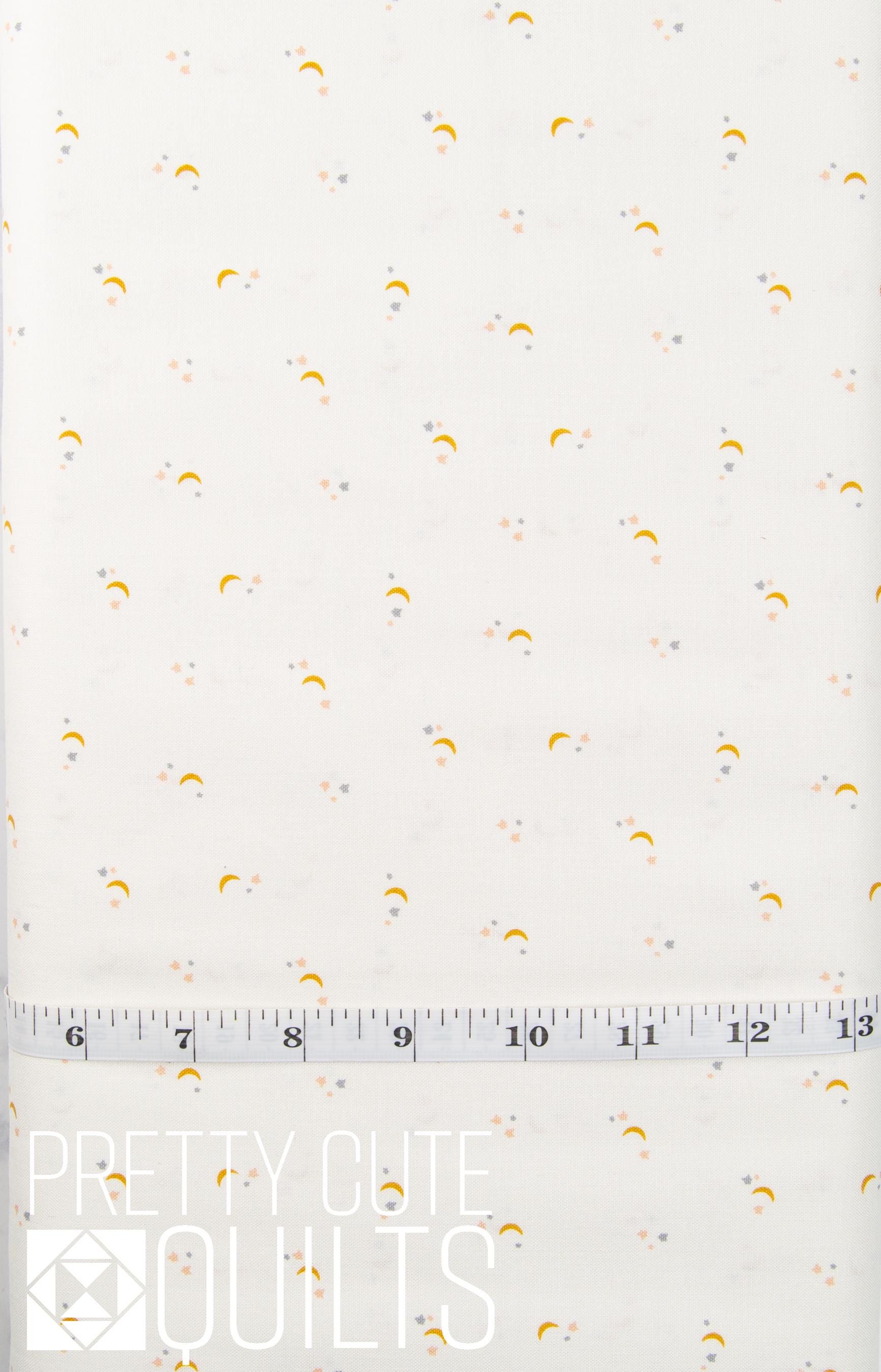 Seasonal Basic Moons White, C653-WHITE by Riley Blake