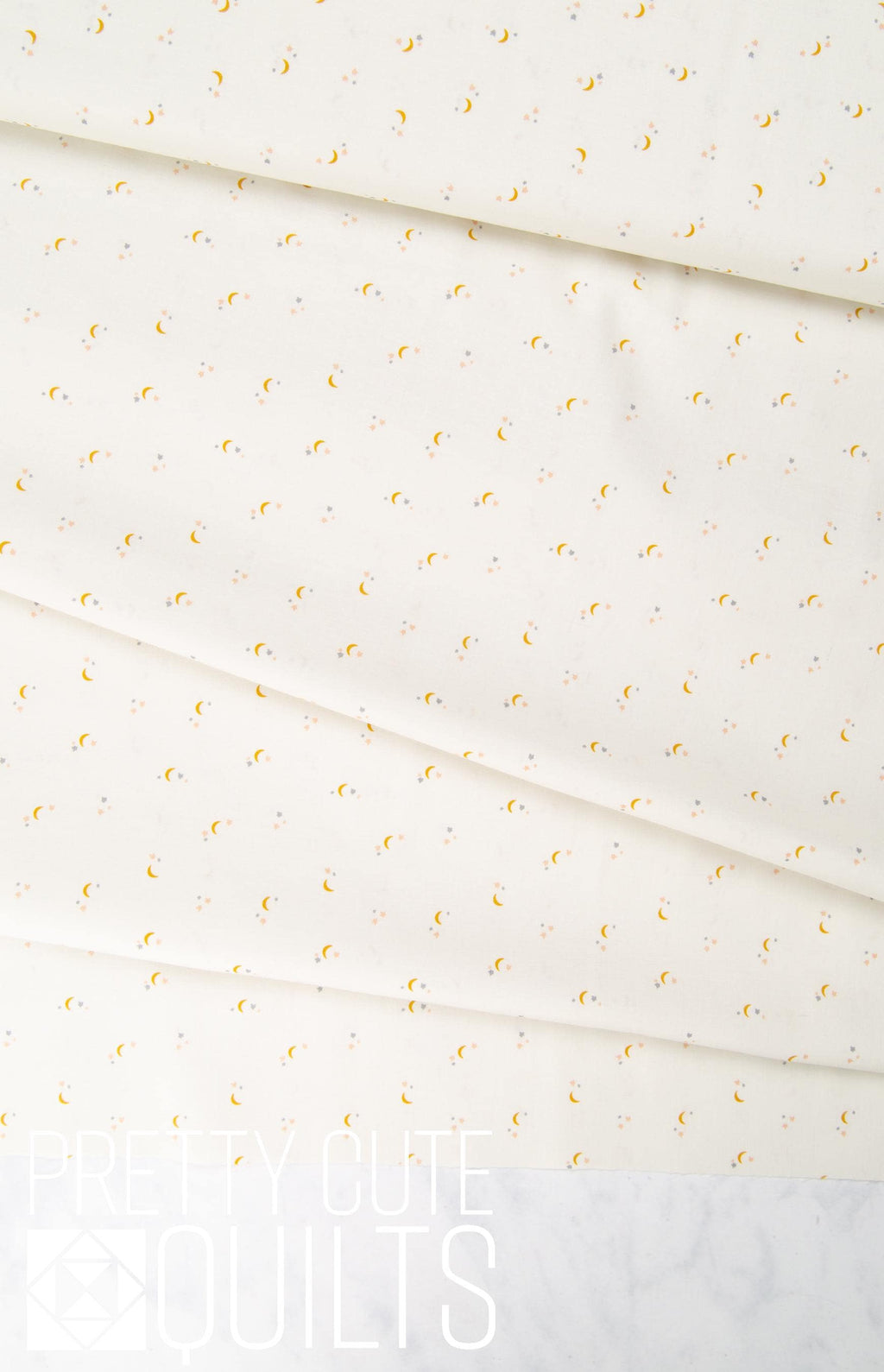 Seasonal Basic Moons White, C653-WHITE by Riley Blake