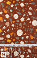 Pumpkin Spice Forage Brown, C14992-BROWN by Riley Blake