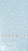 Snowflake A-1462-LT in Frost - by Andover | light blue fabric, tonal, blender