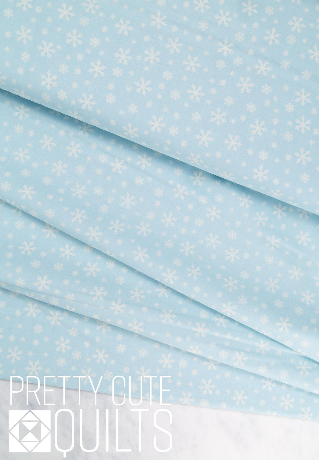 Snowflake A-1462-LT in Frost - by Andover | light blue fabric, tonal, blender