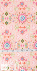 A Happy Life from Playroom designed by Mister Domestic for AGF PLR-89800 - Modern floral pink, hearts