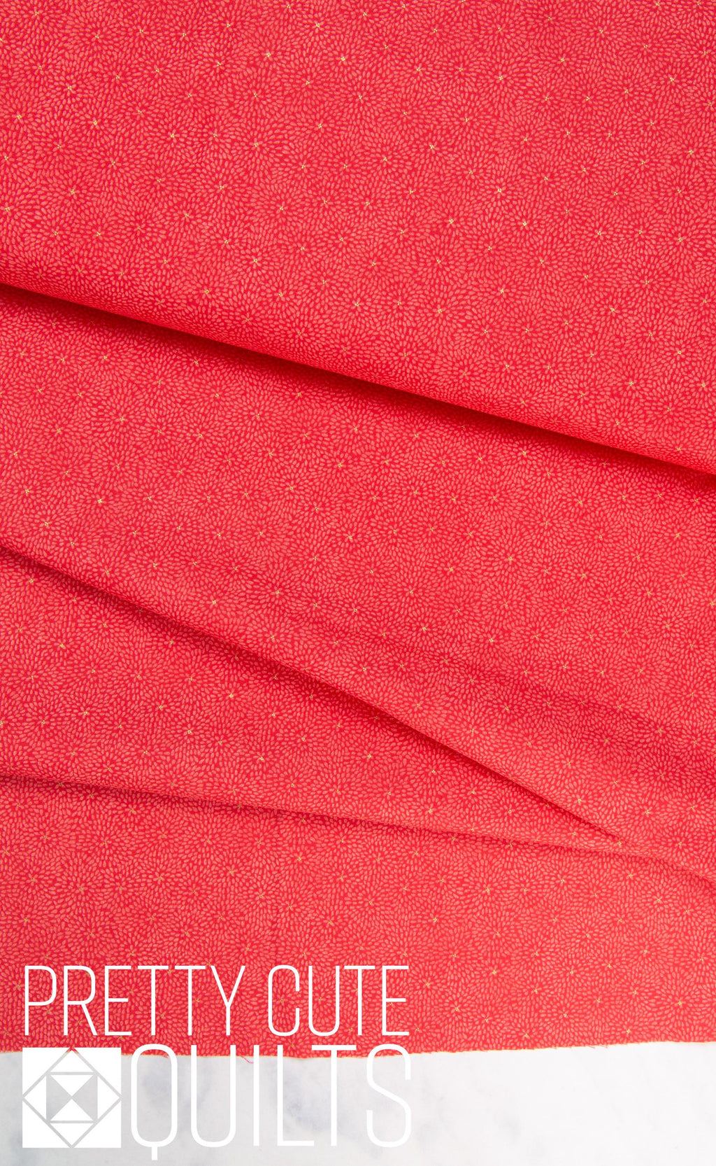 Kasumi in Red MU-047-R by Makower UK for Andover, Red with metallic accents