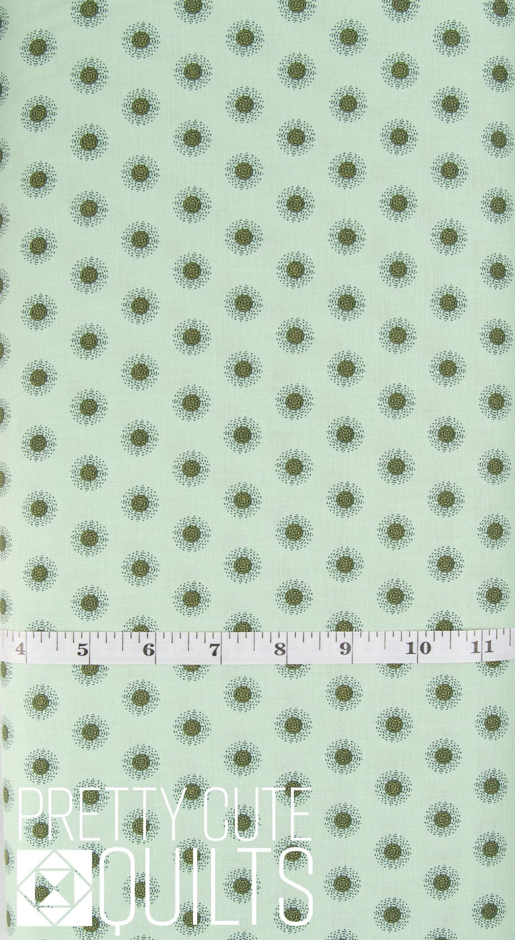 Wanderlust Sunshine Light Green C15475-LTGREEN by Riley Blake, green dots blender