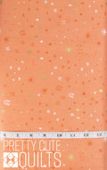 Stay Wild Boho Things Marmalade Sparkle SC15215-MARMALADE by Riley Blake, orange rainbows