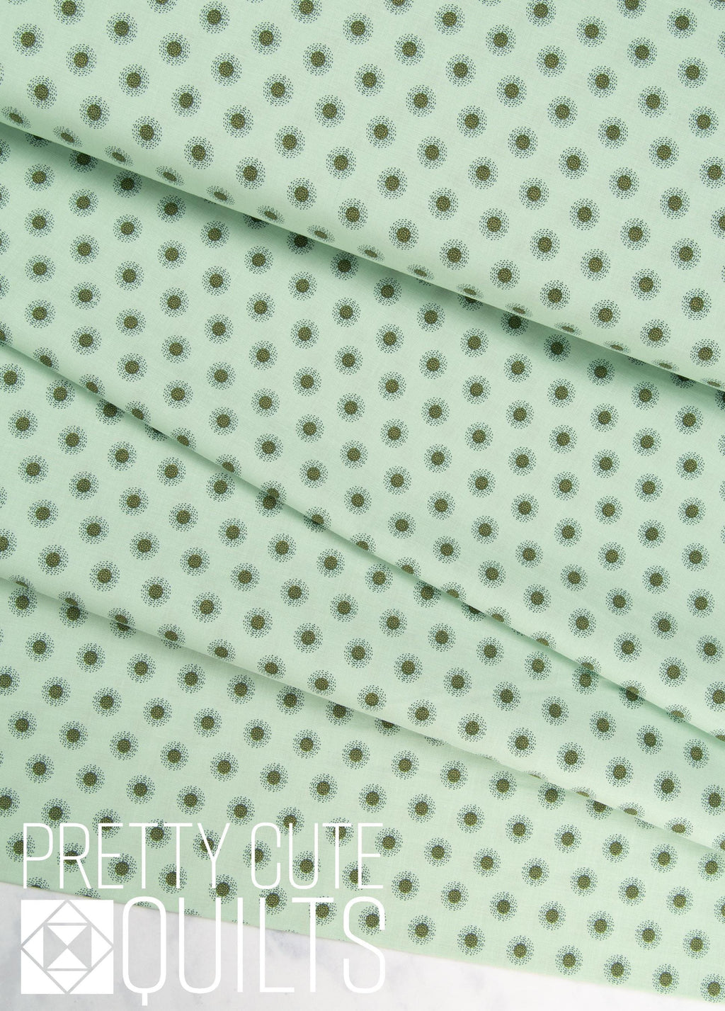 Wanderlust Sunshine Light Green C15475-LTGREEN by Riley Blake, green dots blender