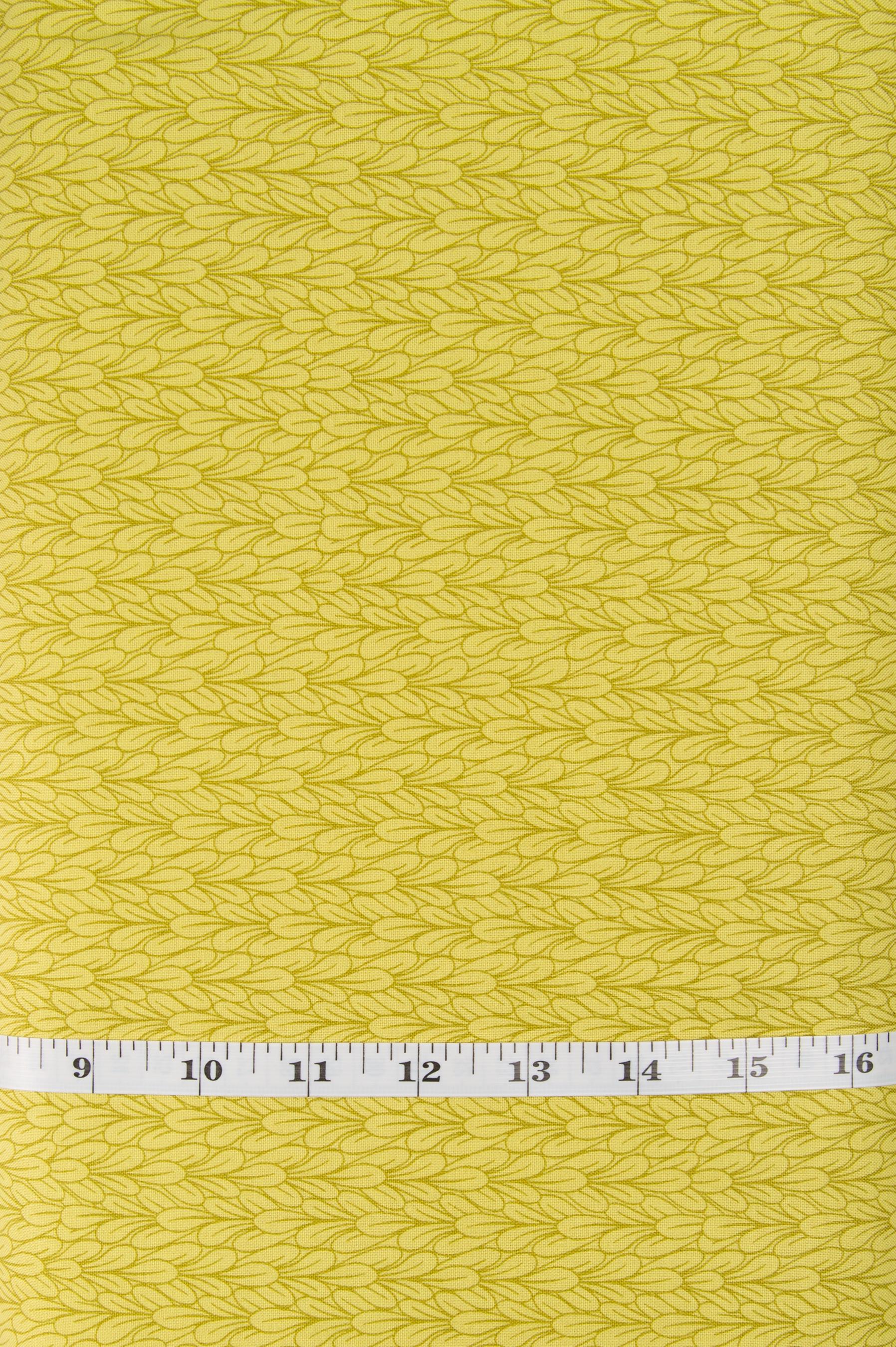 LEAVES-CITRONELLE, 3041-002, from the Mirage collection by RJR, yellow green leaves blender