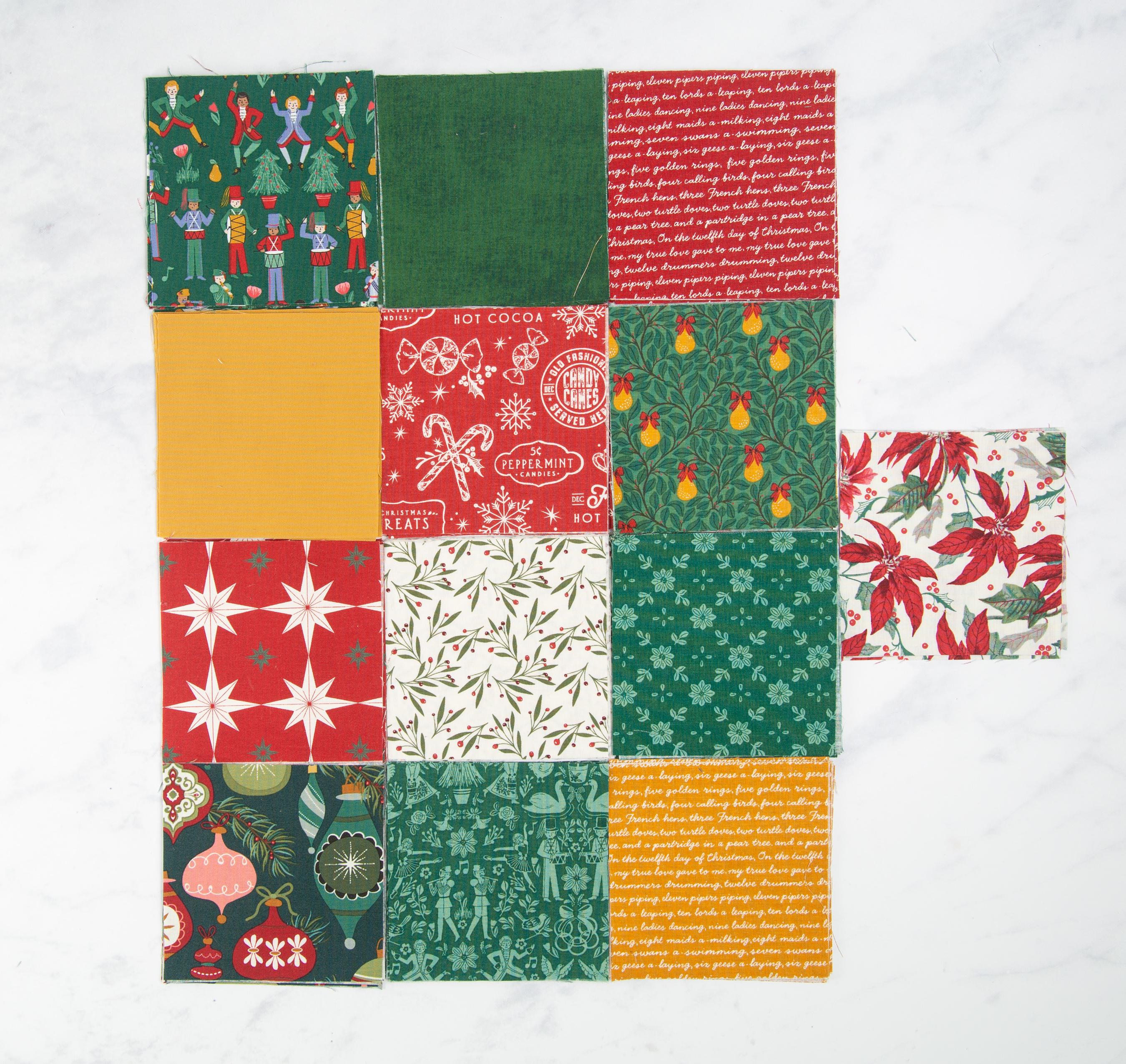 Precut Christmas Quilt Kit – Ready to Sew, Beginner Friendly, Includes Pattern (60" x 72")