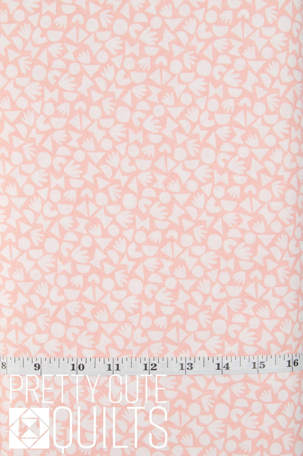 Agnes's Garden - Harvest Time by Felicity Fabrics 610182, pink geometric