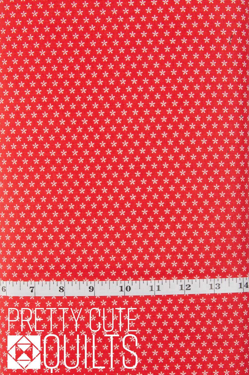 Bee Basics Tiny Daisy Red by Riley Blake C6403-RED, red stars