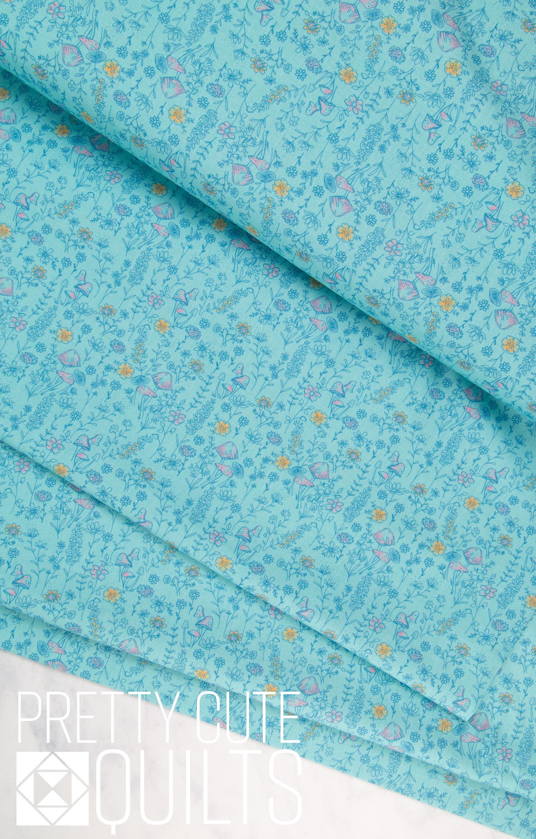Dear Stella Terrain Of Thought Mushroom Meadow Atlantis ST-D2906, teal