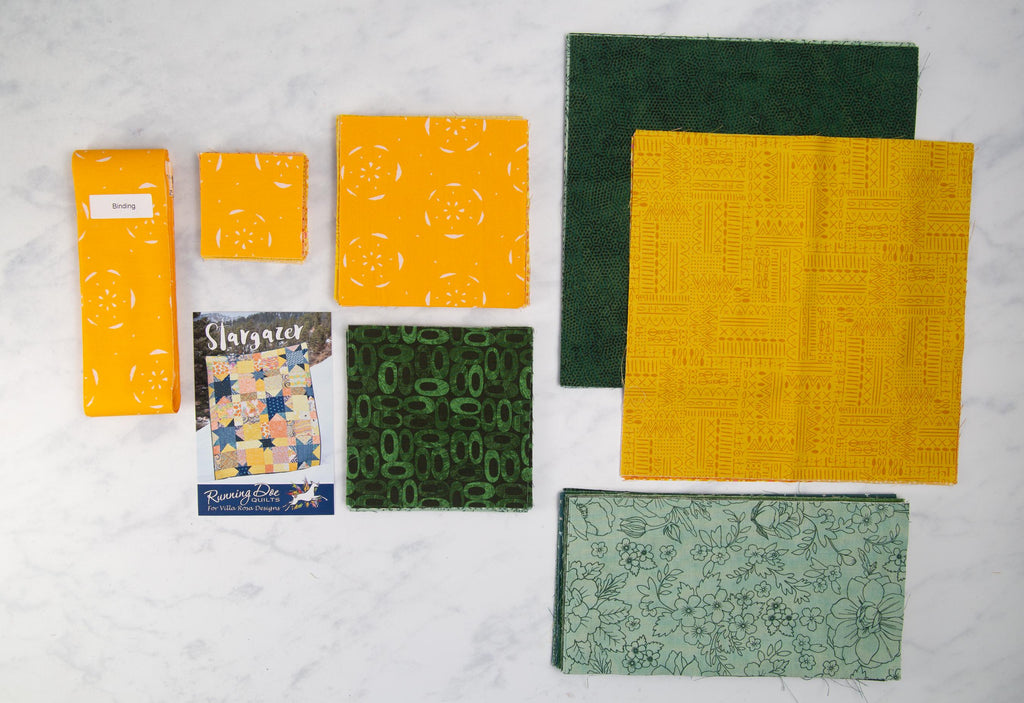 Precut Quilt Kit – Stargazer Ready to Sew, Beginner Friendly Throw Quilt, Includes Pattern (62" x 76")