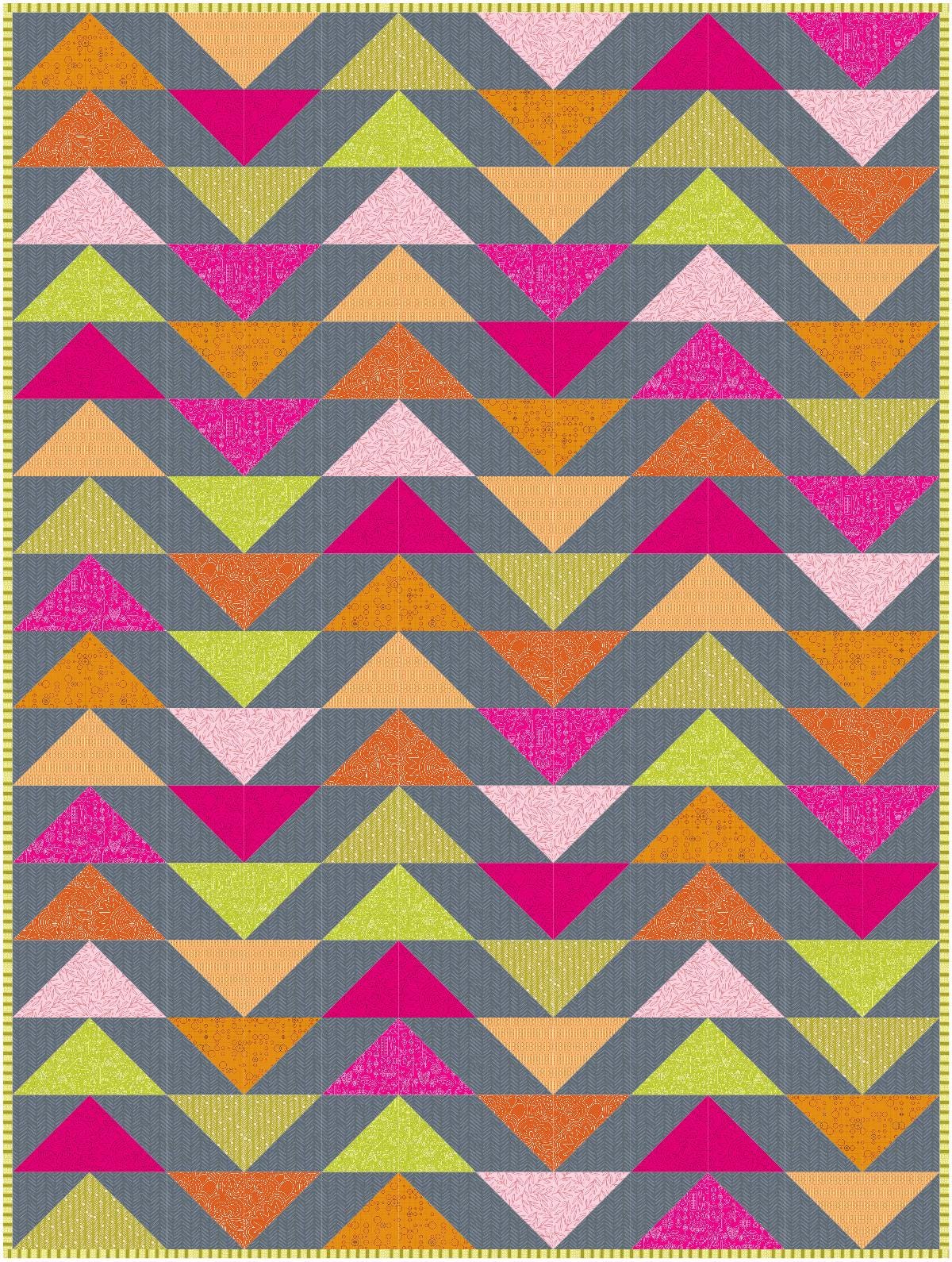 Precut Quilt Kit - Ready to Sew, Flock Together Quilt – Includes Pattern (50" x 66.5")