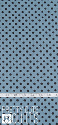 Trick or Treat Dots Dusk C15966-DUSK by Riley Blake, blue and navy dot fabric