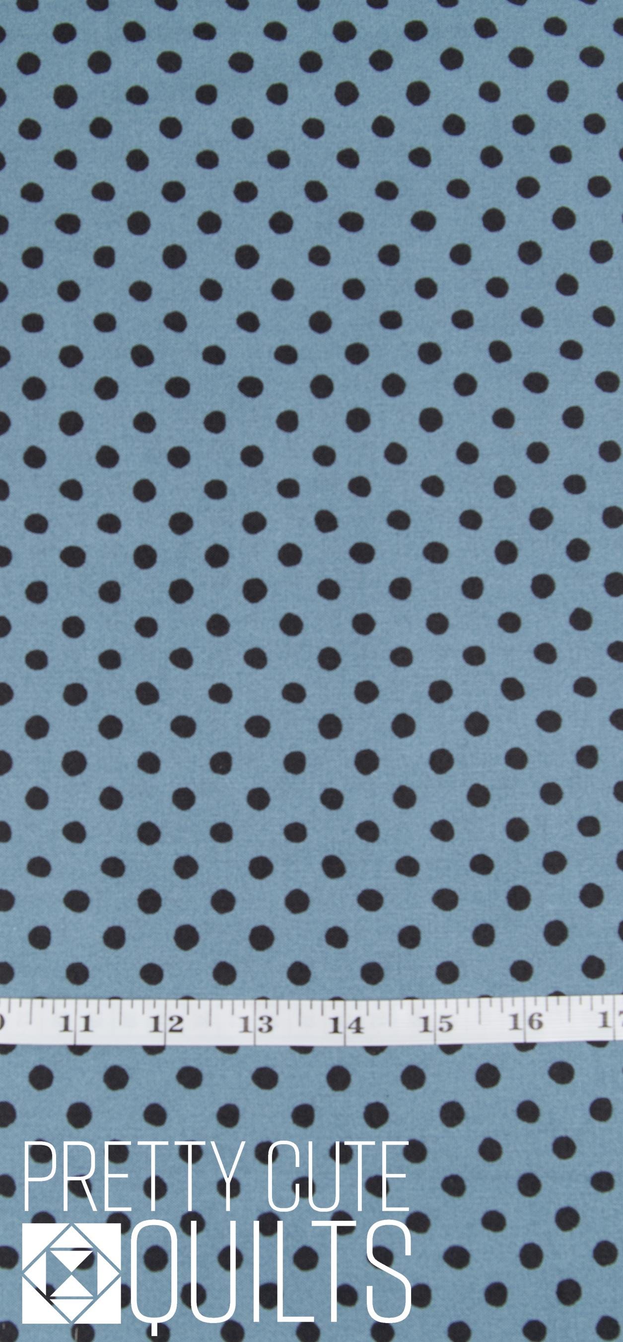 Trick or Treat Dots Dusk C15966-DUSK by Riley Blake, blue and navy dot fabric