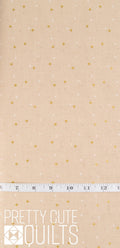 Sparkler Beach SC650-BEACH by Riley Blake, beige with sparkle plus sign