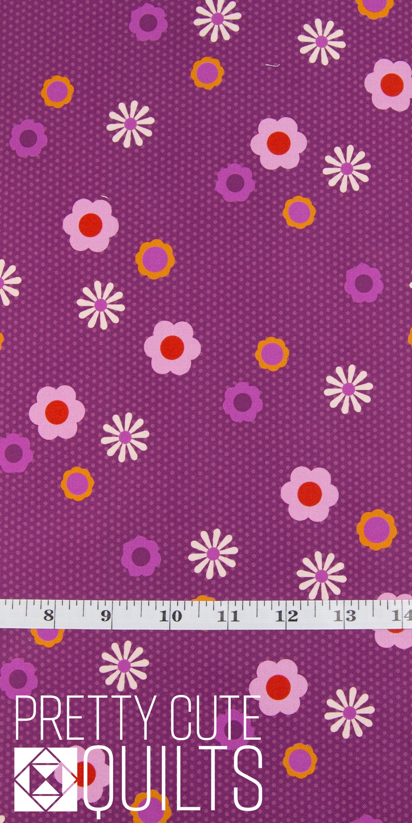 Birdie Pin Dot Posy in Cherry by Libs Elliott for Andover A-1133-P