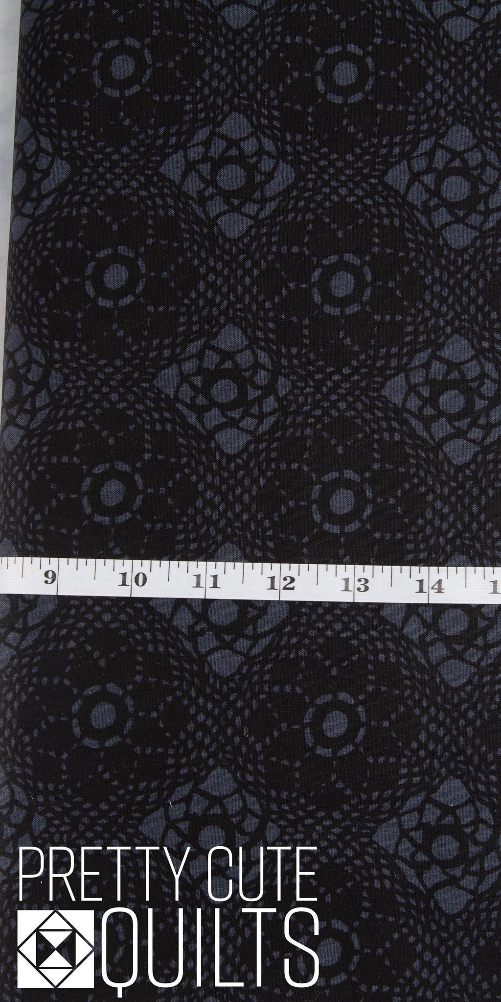 Sun Print 2021 Glass Crochet Darkness A-9253-C by Alison Glass for Andover