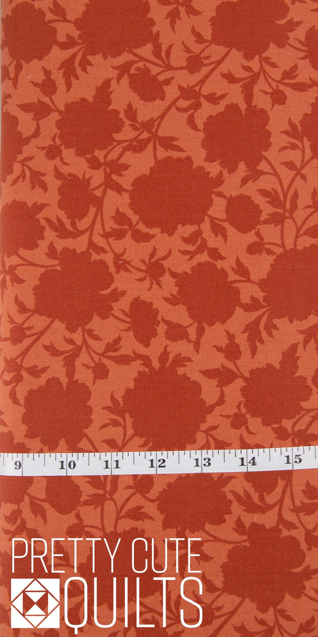 Verdigris Glenelg Rust A-824-O by Libs Elliott for Andover Fabrics