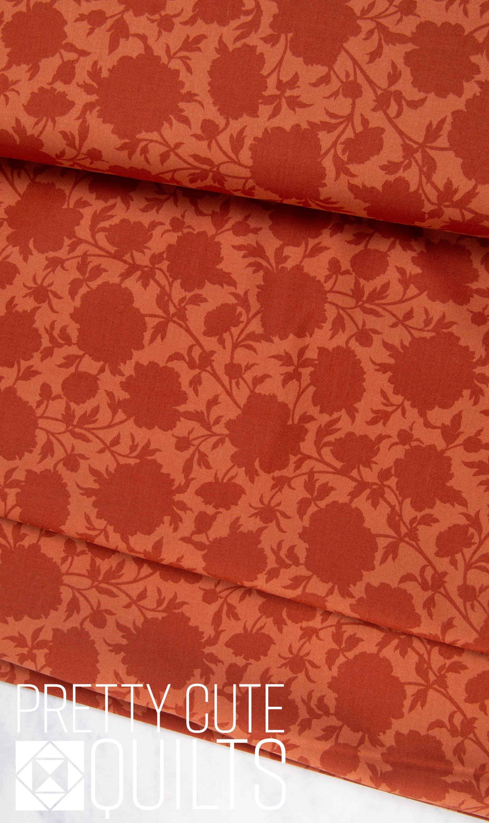 Verdigris Glenelg Rust A-824-O by Libs Elliott for Andover Fabrics
