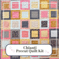 Precut Quilt Kit- Ready to Sew! | Chianti Quilt Kit| Includes Printed Pattern  54" x 72" Throw Quilt Kit |Beginner Friendly