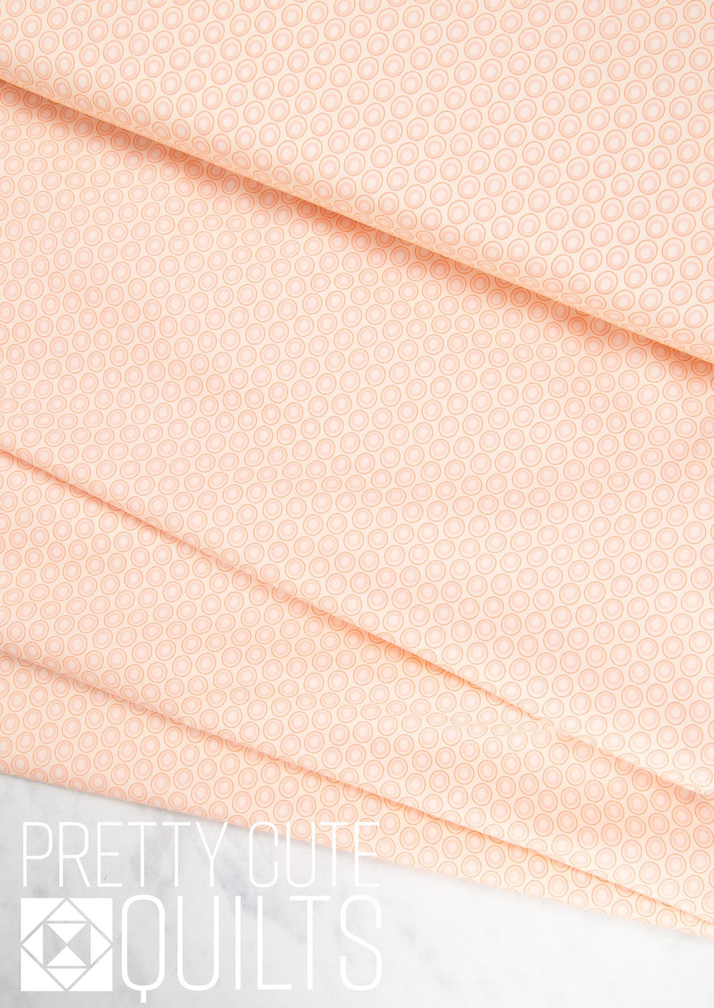 Oval Elements - Peach Dust by AGF OE-941  | Lt Pink Pach oval dots blender fabric