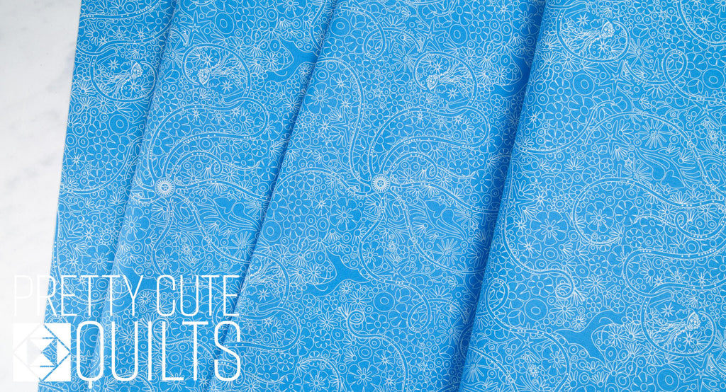 Sun Print 2022 - 10th Anniversary Collection Depths Lake A-8674-B1 by Alison Glass for Andover