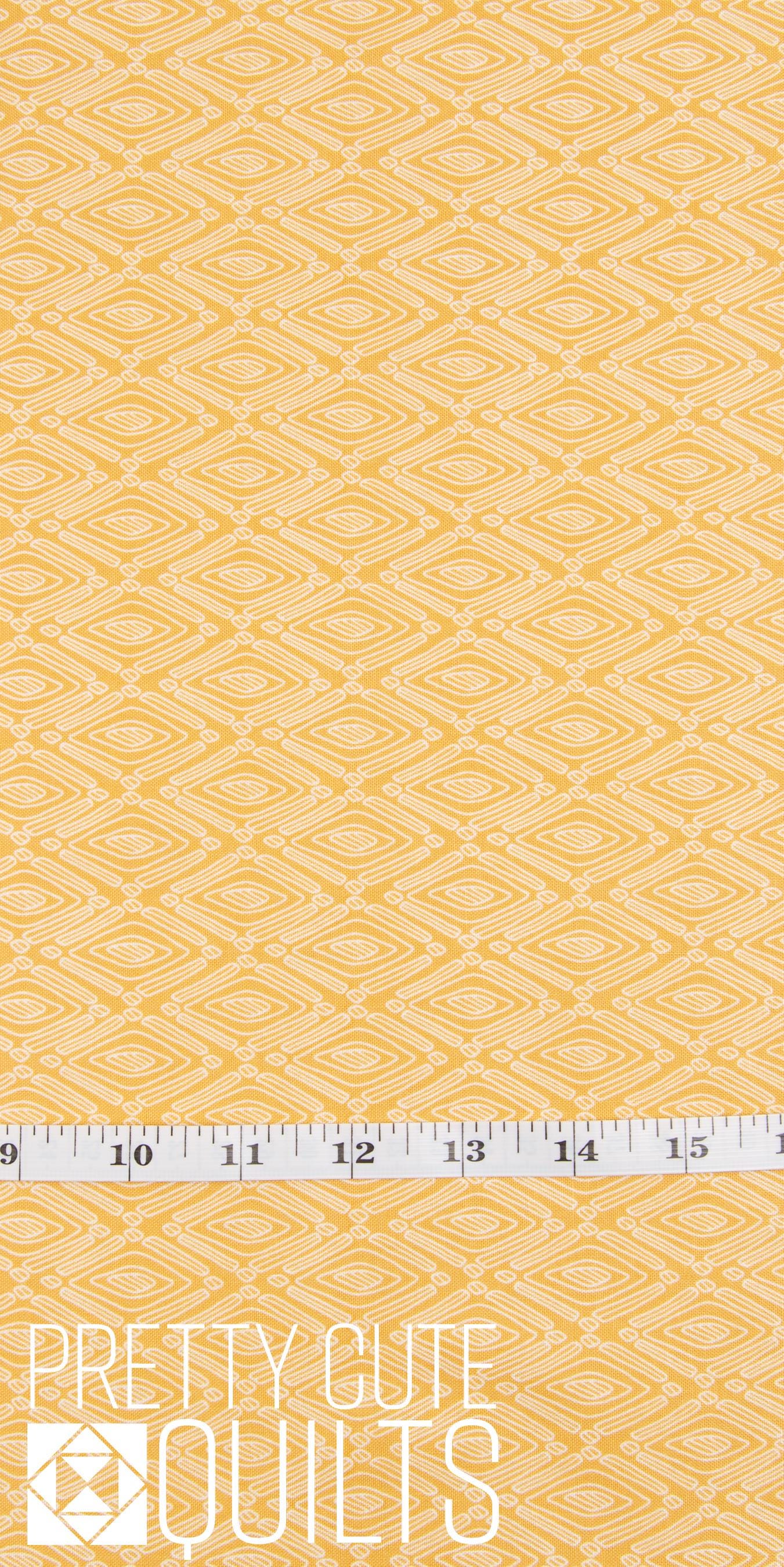 Wandering Organes Bliss Yello A-765-Y by Stephanie Organes for Andover Fabrics