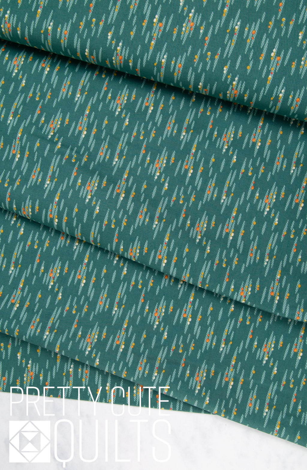 Flower Box Cascade Teal A-1020-T by Renee Nanneman for Andover Fabrics