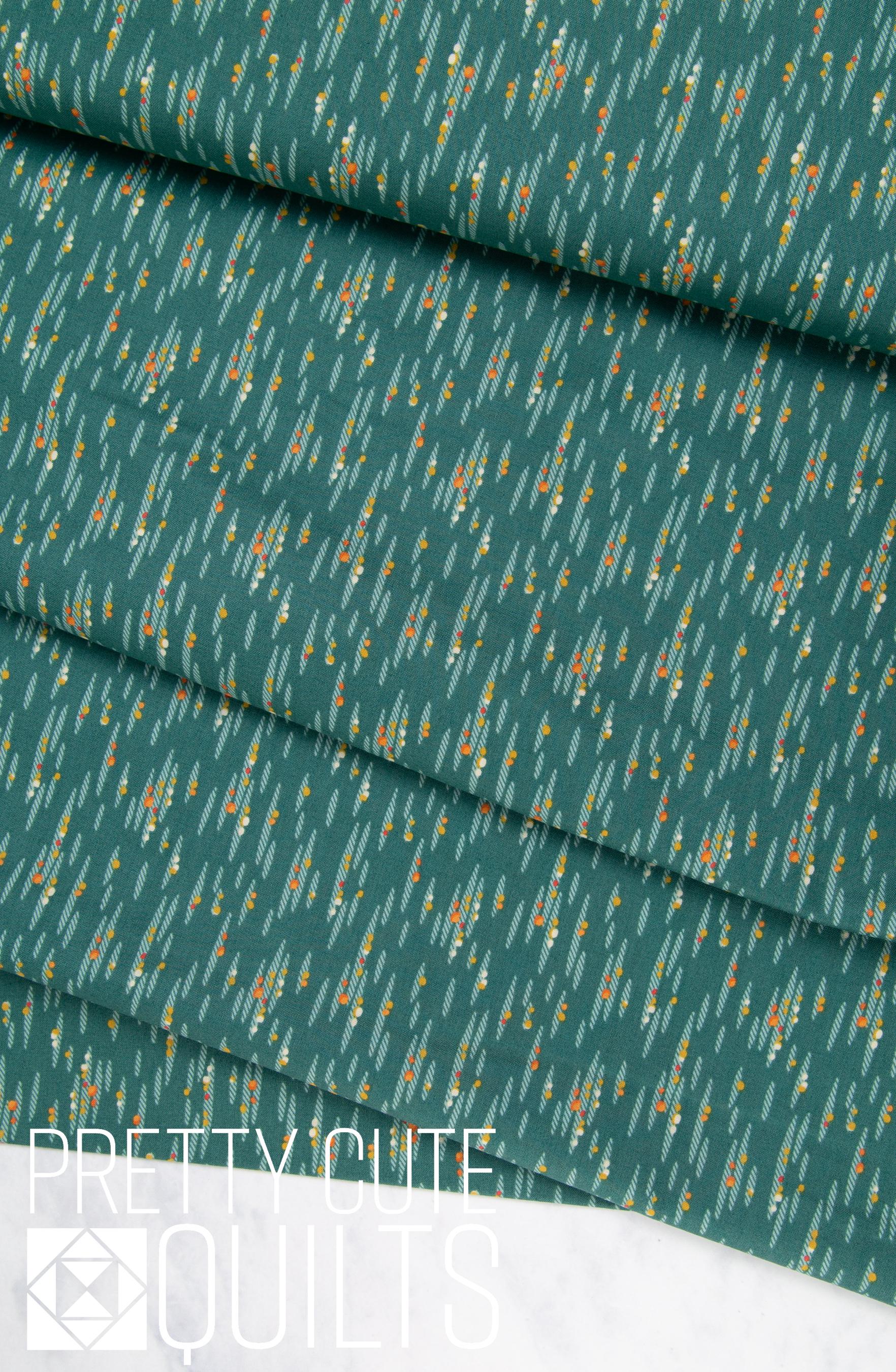 Flower Box Cascade Teal A-1020-T by Renee Nanneman for Andover Fabrics